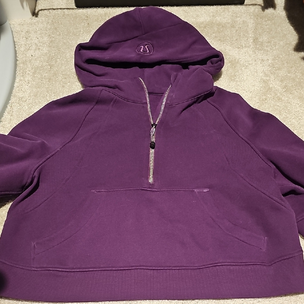 Purple Lululemon Scuba Half-Zip